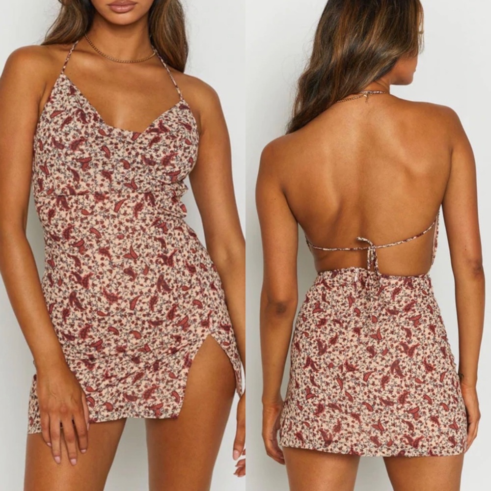 Beginning Boutique Paisley Mini Dress